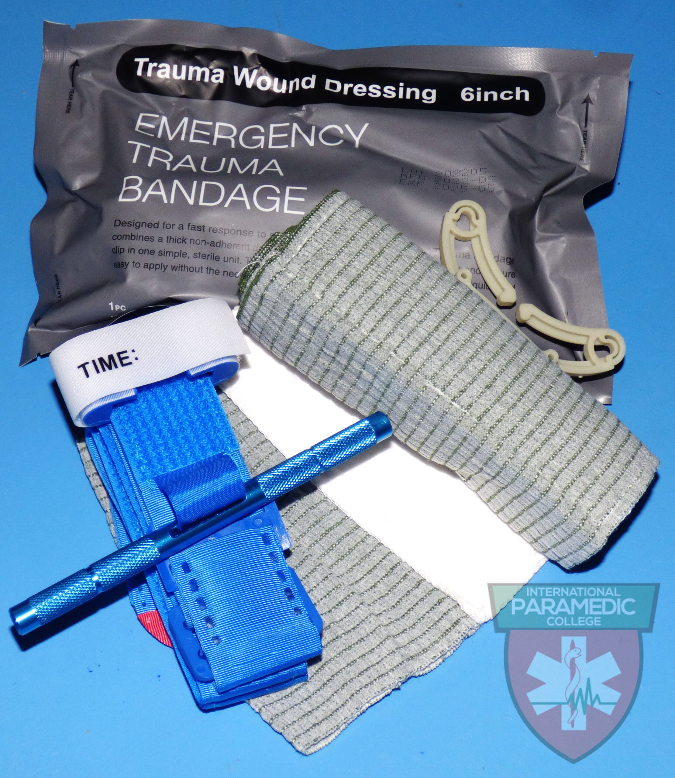 Israeli Emergency Bandage w/Pressure Bar, 6 inch - First Aid Market